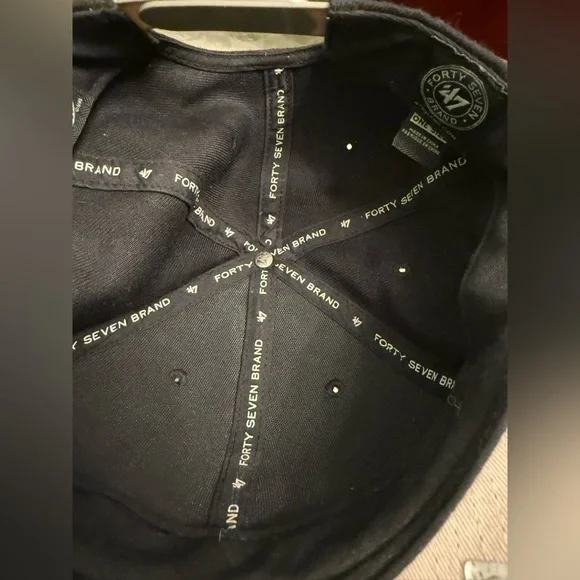 47 Brand Black Cap - Picture 3 of 6